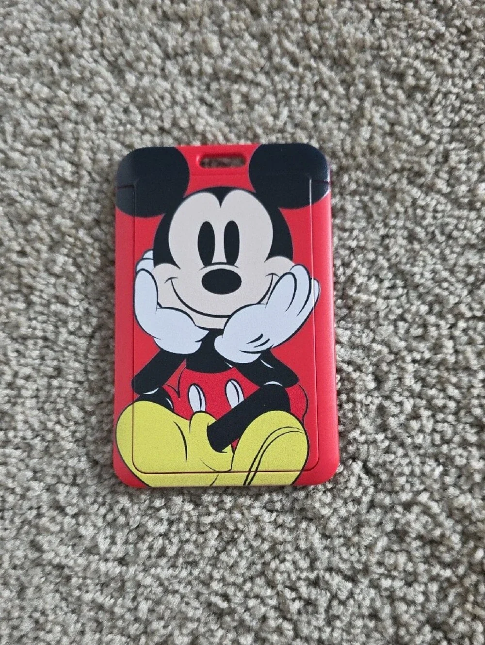 Red Character-Themed Phone Wallet/Card Holder